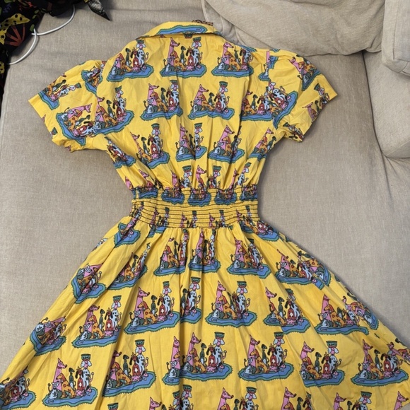 Nooworks Leah Dress in Dog Party print size XL NWT - Picture 4 of 4